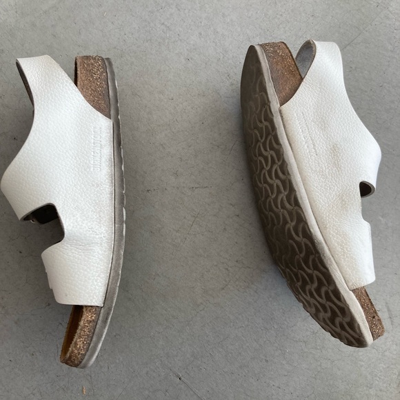 PRE-LOVED BIRKENSTOCK*MILANO WHITE LEATHER*US SIZE W 10-10.5/M 8-8.5*EU SIZE 41 - Picture 4 of 6